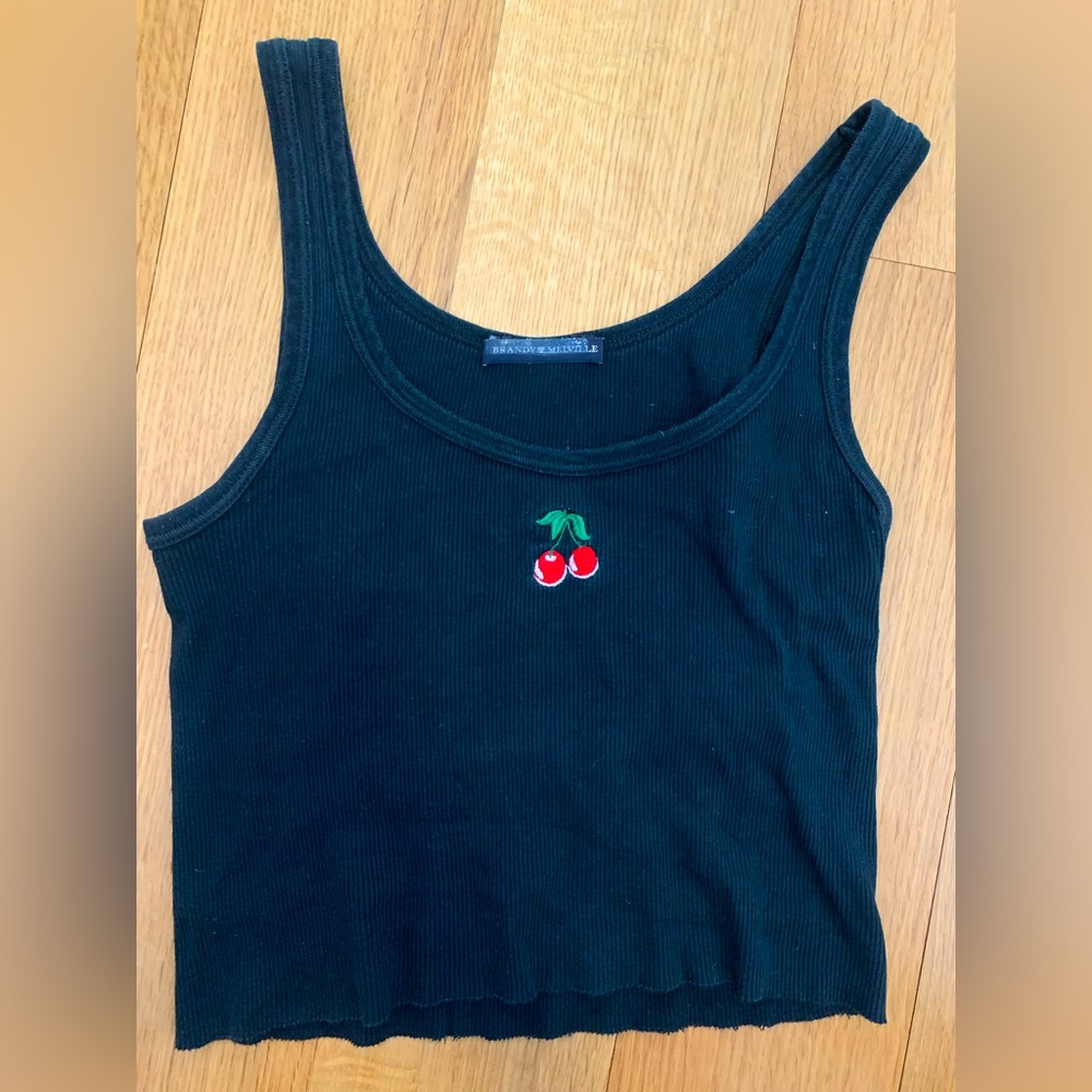 Brandy Melville black cherry tank